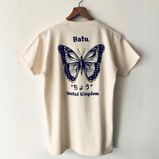 Butterfly T-shirt (Extra Long) - 100% organic cotton